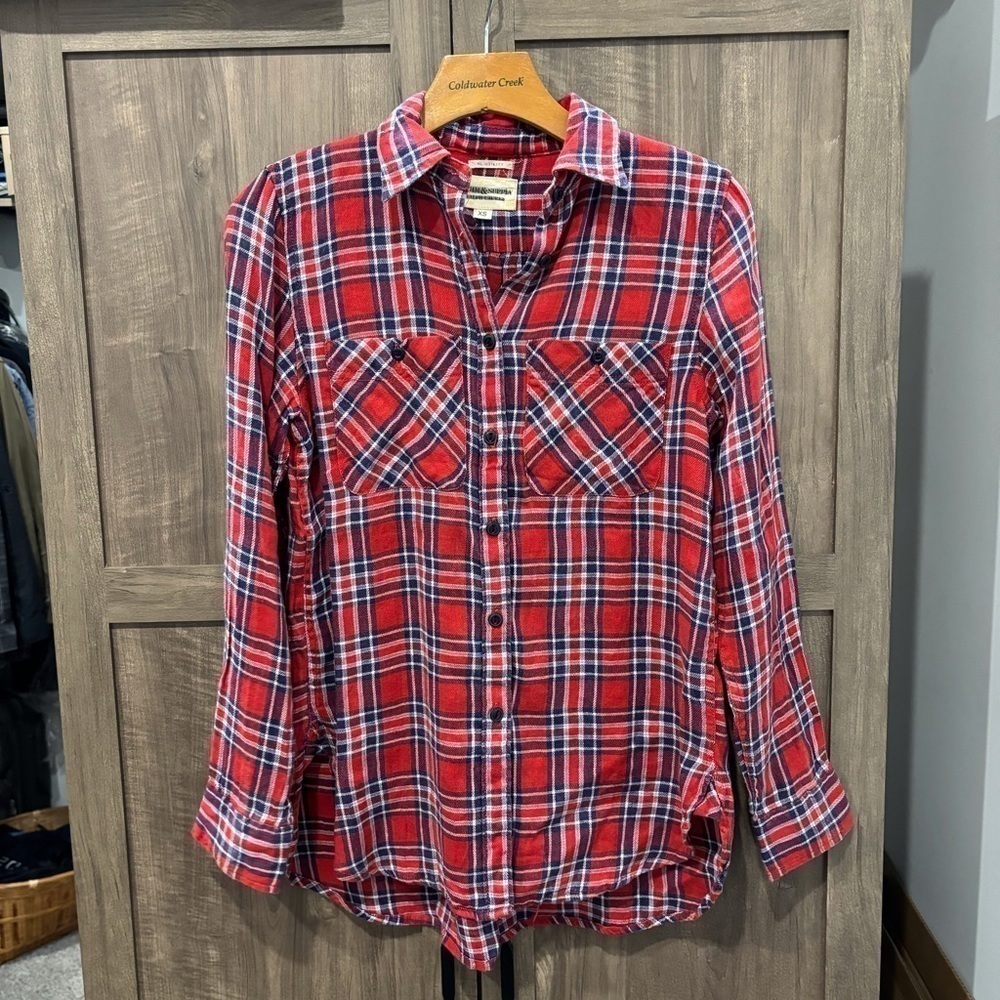 Ralph Lauren Denim & Supply RL Utility XS Flannel Shirt Plaid